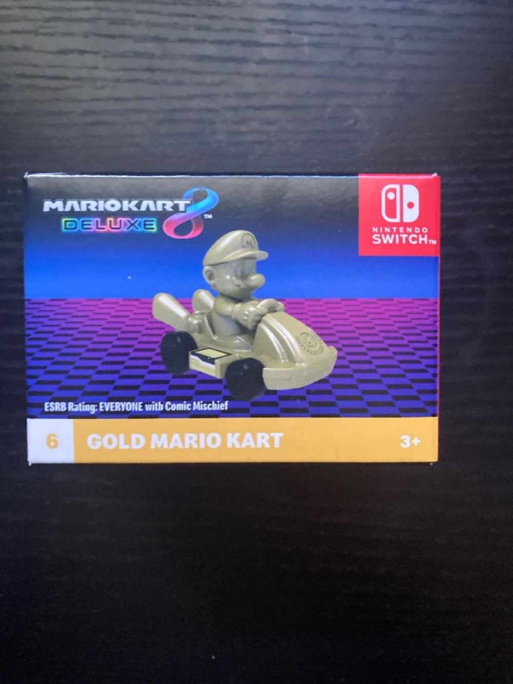 McDonald's Happy Meal Super Mario Mario Kart 8 Deluxe Gold Mario Kart Toy 2024